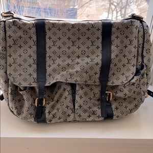 Authentic EUC Louis Vuitton Denim Diaper bag